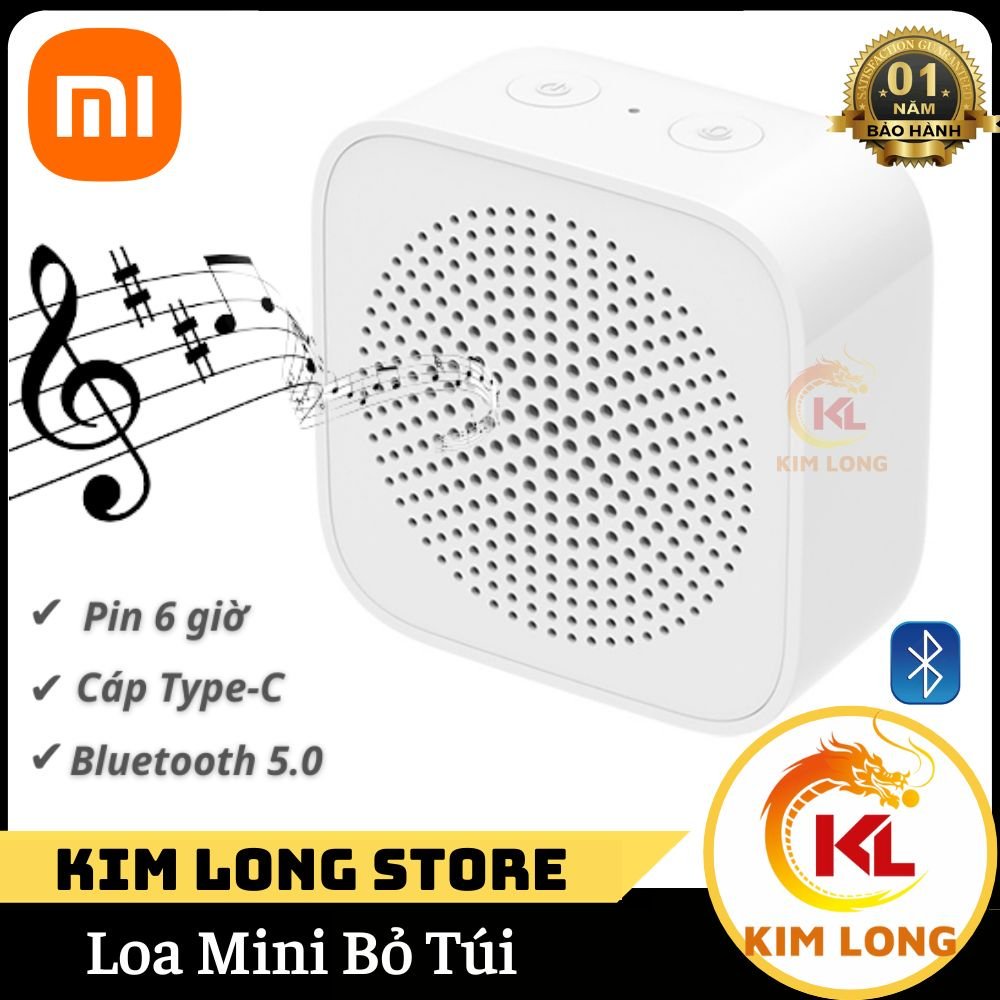 Loa Bluetooth Mini Xiaomi 2022 bỏ túi nhỏ gọn, âm thanh sống động, pin trâu 6 tiếng có micro - bảo hành 12 tháng