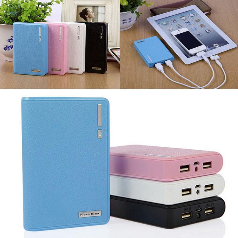 Vỏ cục sạc dự phòng ROX Dual USB 4 pin 18650 cho điện thoại