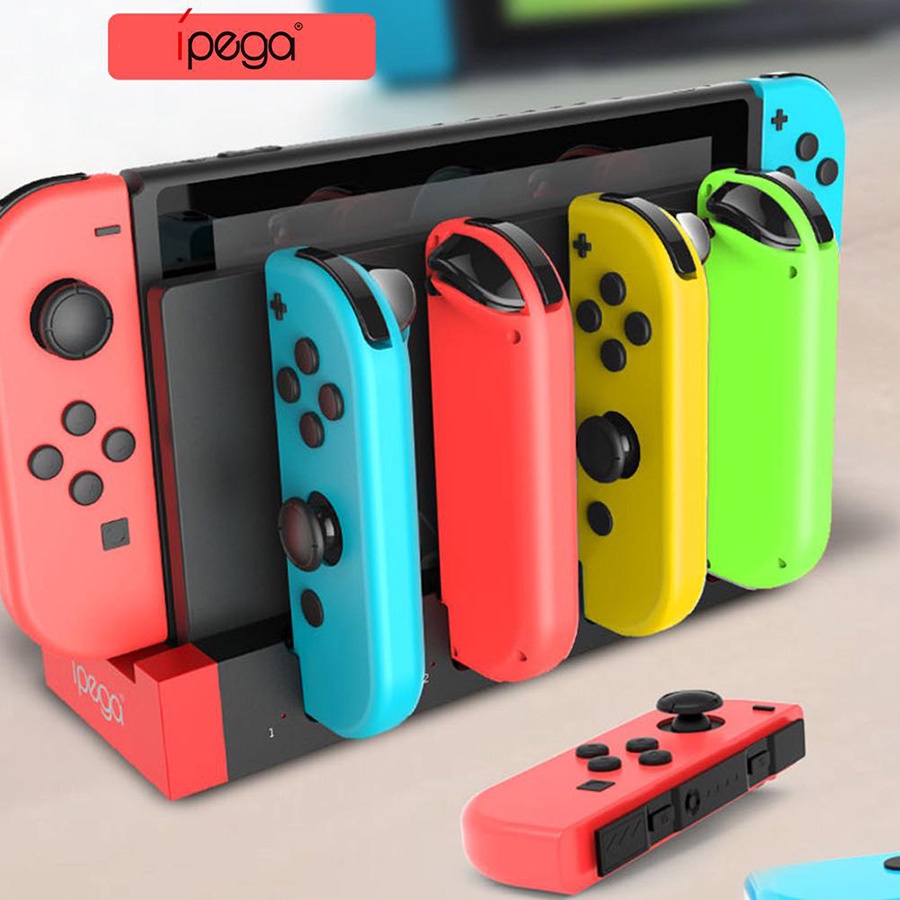 Đế Sạc Đứng 5 Trong 1 PG-9186 Cho Tay Cầm Chơi Game Nintendo Switch NS Joy-Con