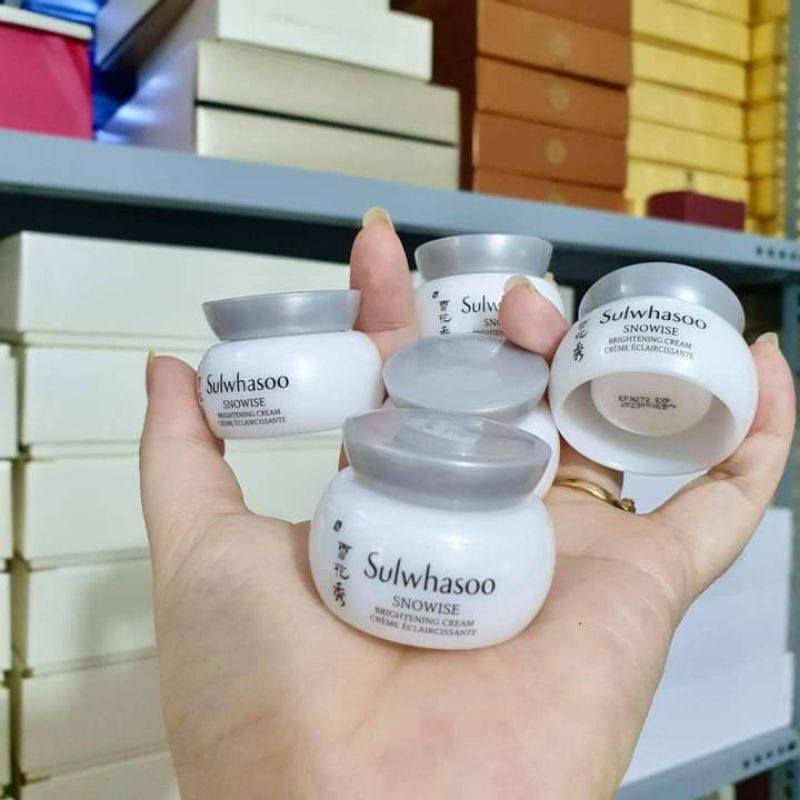 Duy nhất 5 combo 5 hủ Kem dưỡng trắng da Bạch Sâm Sulwhasoo Snowise