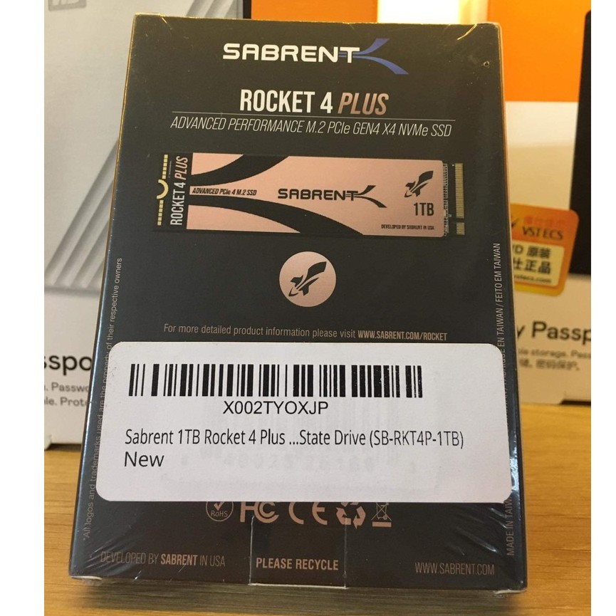 Ổ cứng SSD M2 PCIe 2280 Sabrent Rocket PLUS NVMe  - 1TB Gen 4 x4 - bảo hành 36 tháng