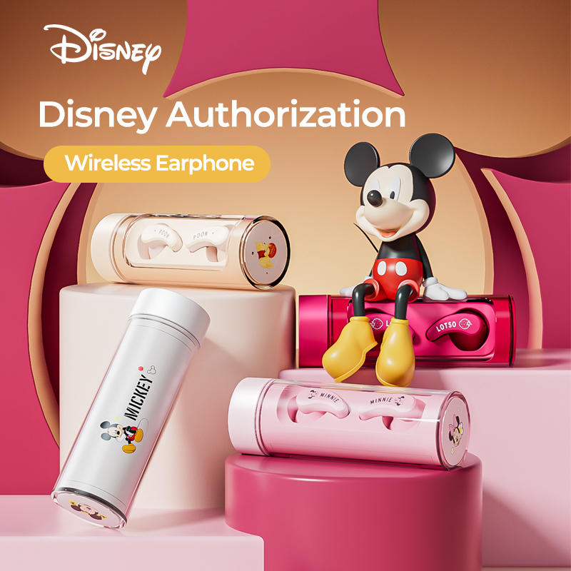 Tai Nghe Bluetooth Không Dây Disney TD-08 Có mic Hỗ Trợ Android / Ios