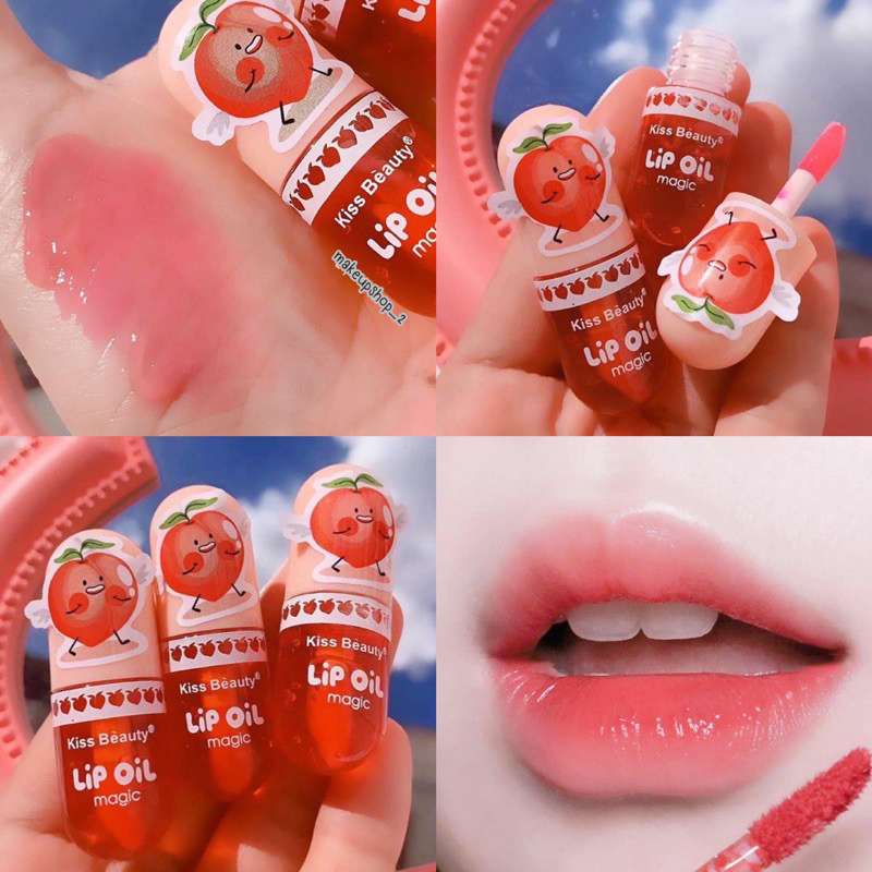 Son Môi Kiss Beauty Dưỡng Ẩm Chống Dính Cốc Thay Đổi Màu Sắc Theo Nhiệt Độ 09Vn