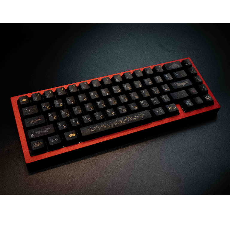 ALAMI Hai Mươi Tám Chòm Sao Keycaps 143 Phím PBT Nhuộm Thăng Hoa Keycaps Cherry Profile Keycaps Cho Cherry Gateron MX Switches Bàn Phím Cơ