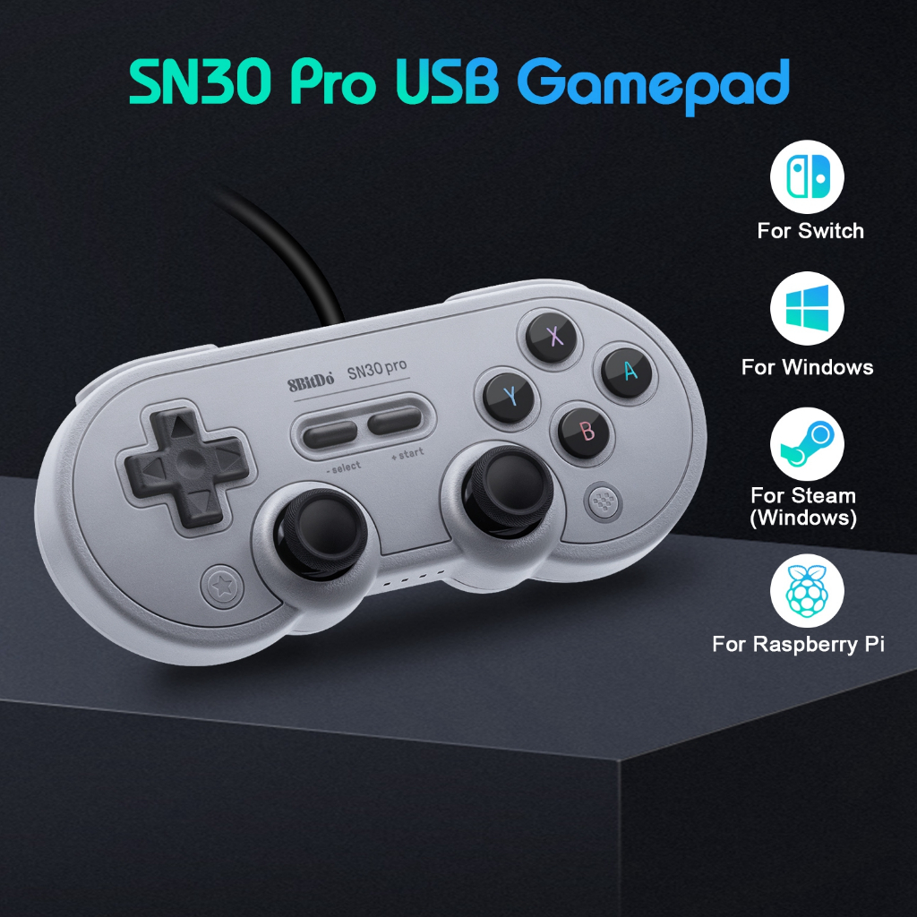 Tay Cầm Chơi Game 8bitdo sn30 pro usb Cho nintendo switch / windows / raspberry pi