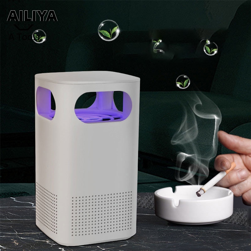AILIYA Máy lọc không khí khử trùng máy tính để bàn phòng ngủ Máy lọc không khí có lỗ di động