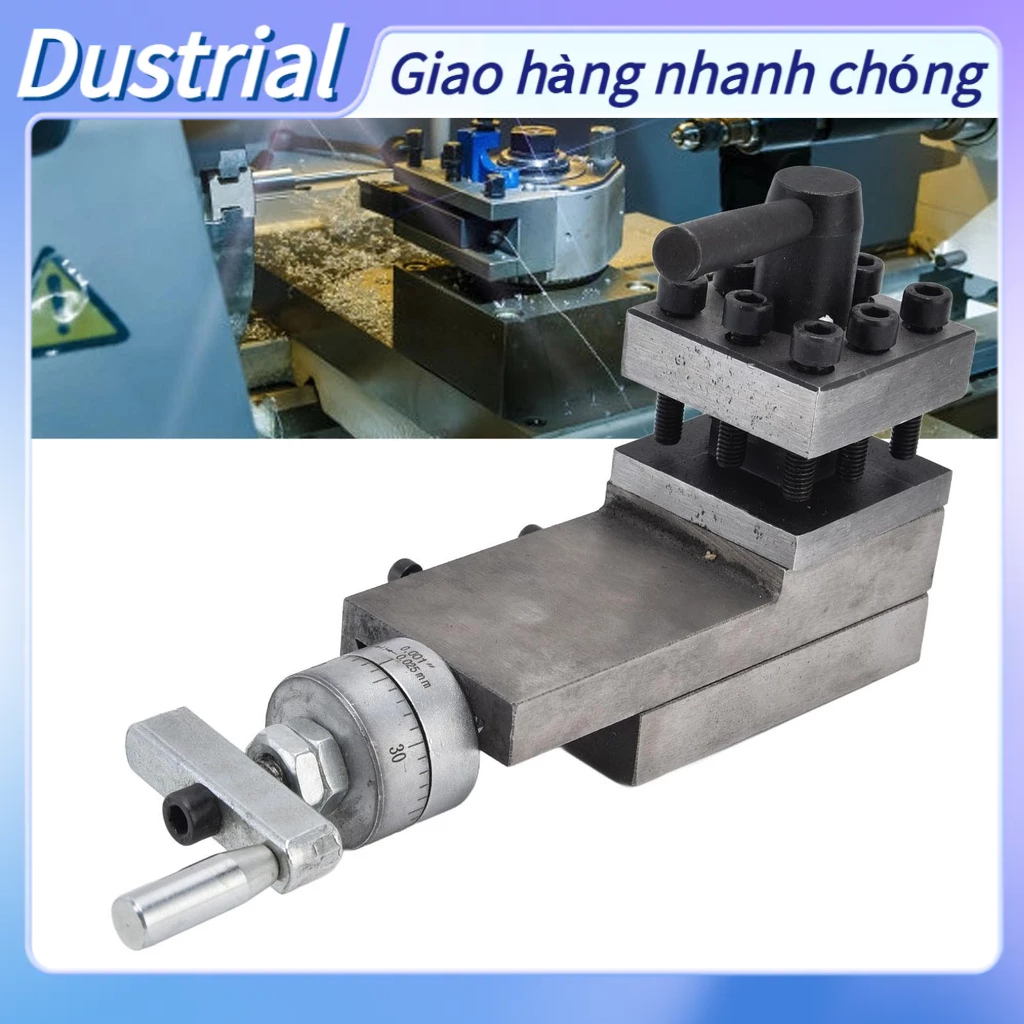 Công cụ tiện kẹp sau thay đổi nhanh 2 chiều Mini 50x50mm cho 0618 7inx10in 12in 14in Dustrial B.