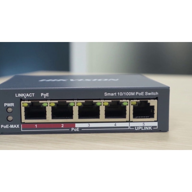 Switch POE 4 cổng thông minh HIKVISION DS-3E1105P-EI/M, 1105 quản lý qua app