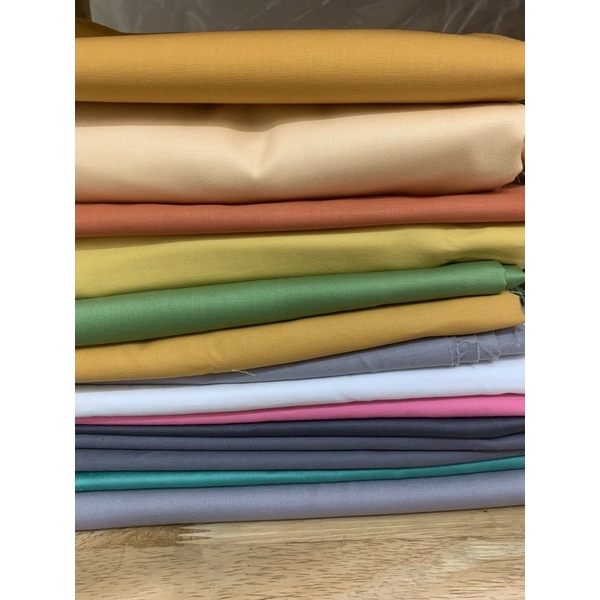 Vải cotton may áo gối