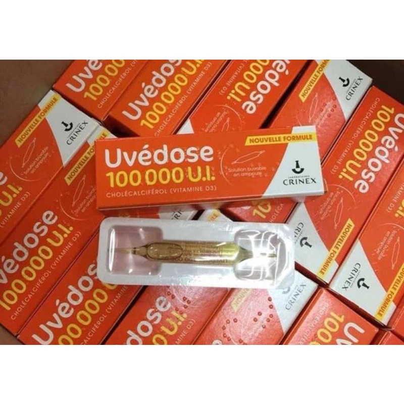 Vitamin D3 Uvedose liều cao 100000 của pháp dành cho bé
