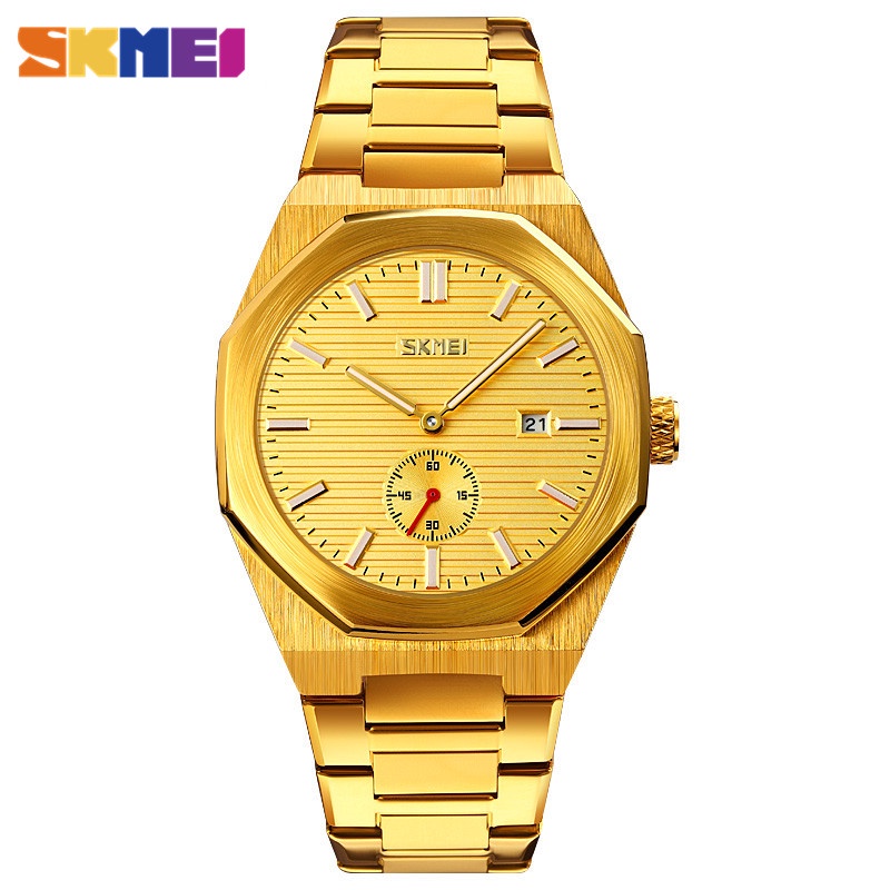 Đồng Hồ Quartz Chống Thấm Nước Chất Liệu Thép Không Gỉ 9262 SKMEI