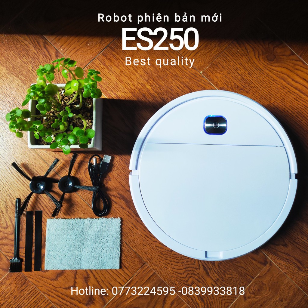 Robot hút bụi thông minh thế hệ mới ES250. Bảo hành 1 đổi 1