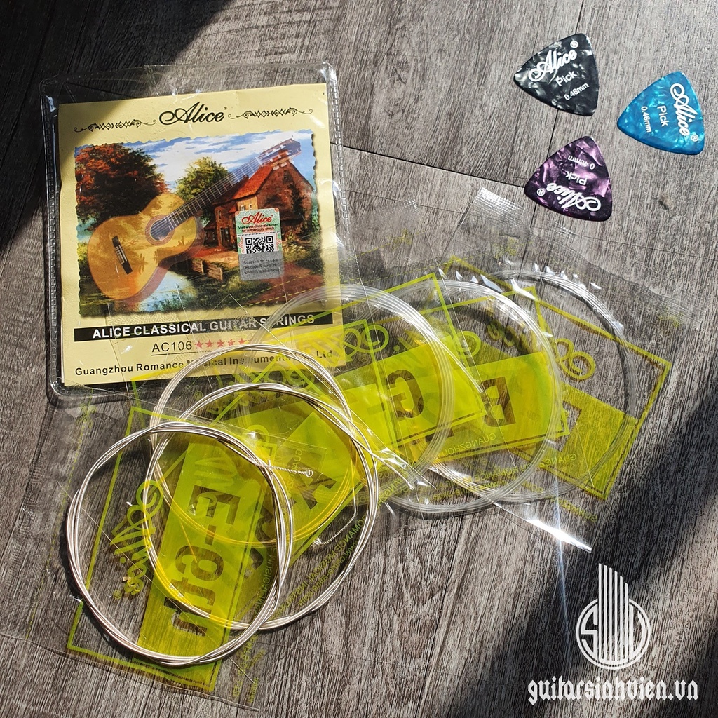 Dây đàn guitar classic Alice A106 - Tặng 1 pick khi đặt hàng