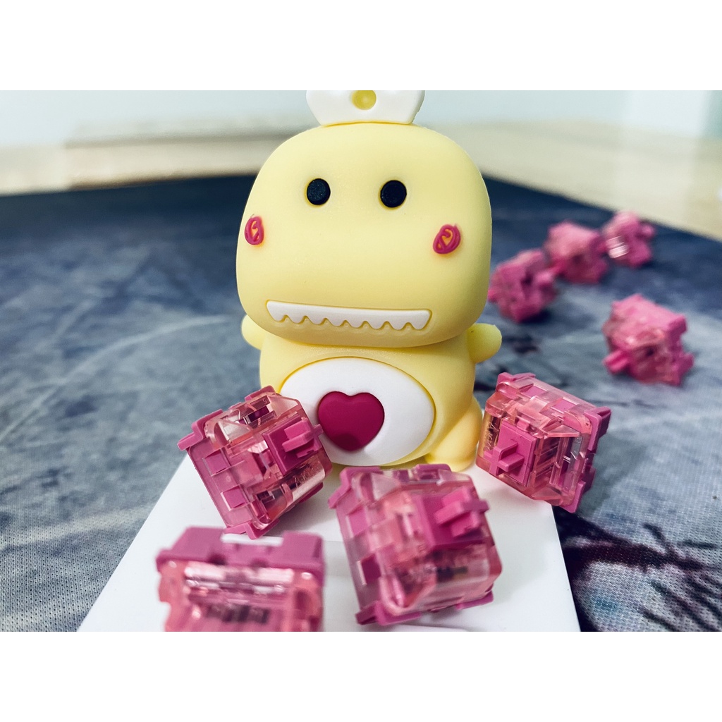 Switch lẻ thay nóng cho bàn phím cơ AKKO CS Switch/Rose Red