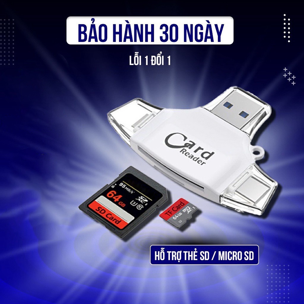 Đầu Đọc Thẻ Nhớ i.ph0ne,Máy tính,Android Cổng Light.ning,Type C,USB,Micro USB cho thẻ nhớ SD,Micro Bh 1 Đổi 1 SD Mã HD12