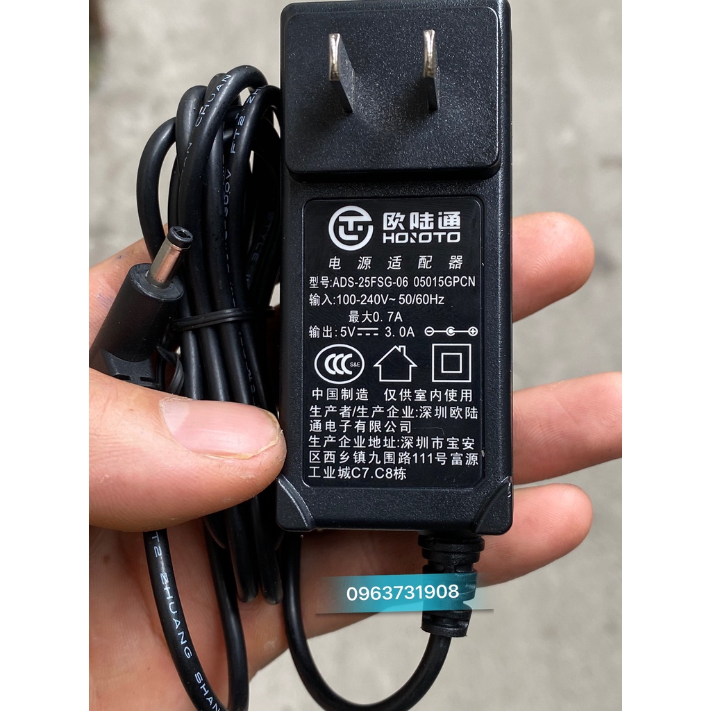 Adapter nguồn 5V 2A/3A chân cắm 4x1.7mm