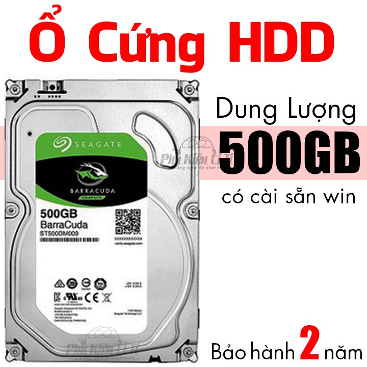 Ô cứng HDD chuyên camera Seagate 500gb bảo hành 2 năm