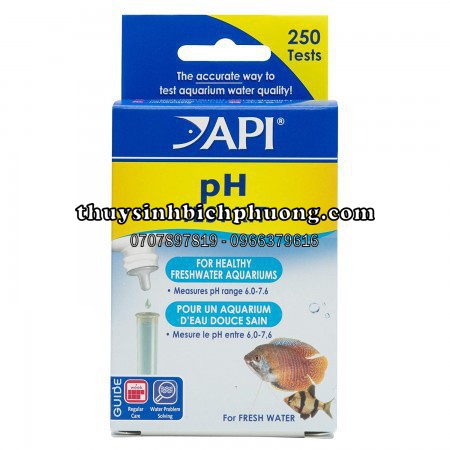 BỘ KIỂM TRA ĐỘ PH API PH TEST KIT | DUNG DỊCH ĐO CHẤT LƯỢNG NƯỚC HỒ THỦY SINH