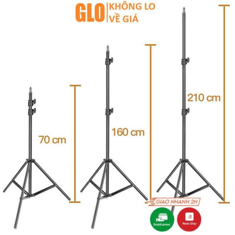 Chân Đèn Livestream Cao 2.1m Studio, Chân Đèn Flash Cho Livestream Chụp Ảnh, Quay Phim
