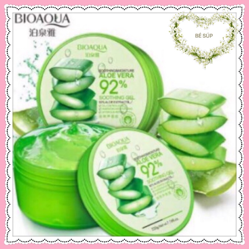 Gel Lô Hội Nature Republic Aloe Vera 92% Soothing Gel 300ml - Gel Nha Đam Đa Năng