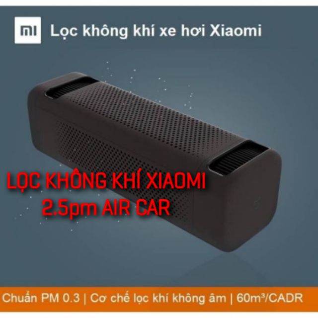 Máy lọc không khí Xiaomi trên ô tô nhập khẩu dùng App Mihome