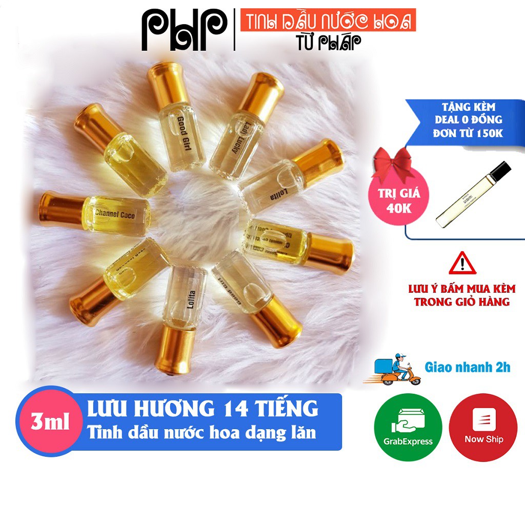 Tinh Dầu Nước Hoa Dubai Dạng Lăn 3ml, Thơm Lâu Quyến Rũ | Nước Hoa Dubai Chính Hãng Cho Nam Nữ
