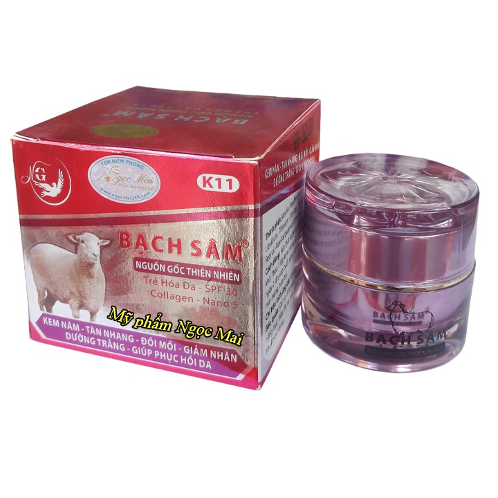 Kem Bạch Sâm K11 nám tàn nhang đồi mồi giảm nhăn dưỡng trắng phục hồi da 30g