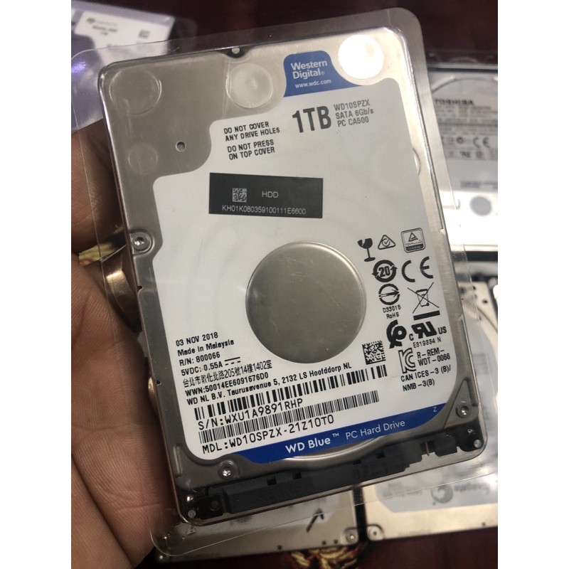 Ổ cứng Laptop - HDD 2.5 Sata - Bóc máy - Đã qua sử dụng. 99% Như mới