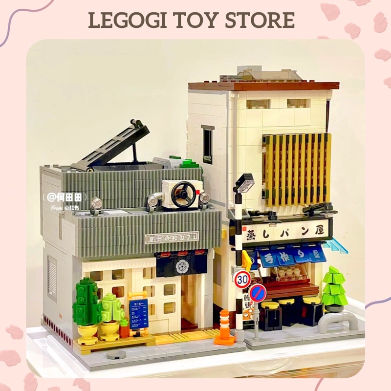 Đồ chơi lắp ráp QUÁN CAFE NHẬT mô hình xếp hình Lego