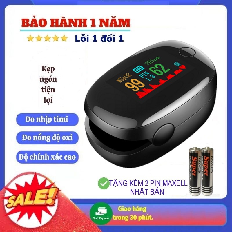 Máy Đo SPO2, Đo Nồng Độ Oxy Trong Máu và Nhịp Tim SHM-01