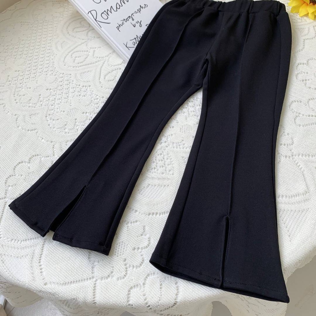 Qu legging n legging B G I Quần Ống Loe Xẻ Tà Phong Cách Đường Phố Thời Trang Phương Tây Mới Nhất Mùa Xuân Hè Dành Cho bé Trai bé gái