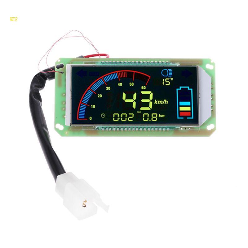 Đồng Hồ Đo Tốc Độ Xe Máy 0.3W-0.9W 48V 60V 72V Có Màn Hình Màu