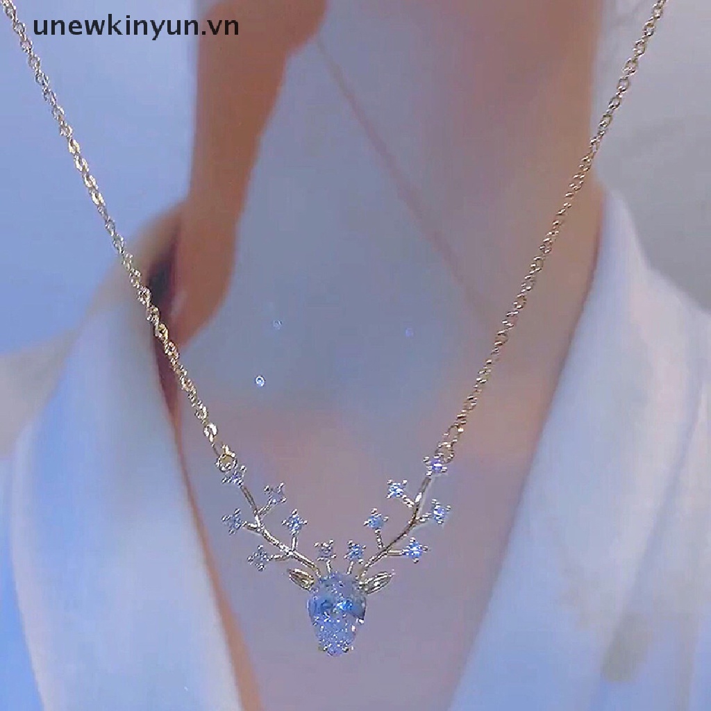 Uu Vòng cổ Mặt Hình Hươu Cao Cấp Thời Trang Làm Quà Tặng Sinh Nhật Cho Nữ