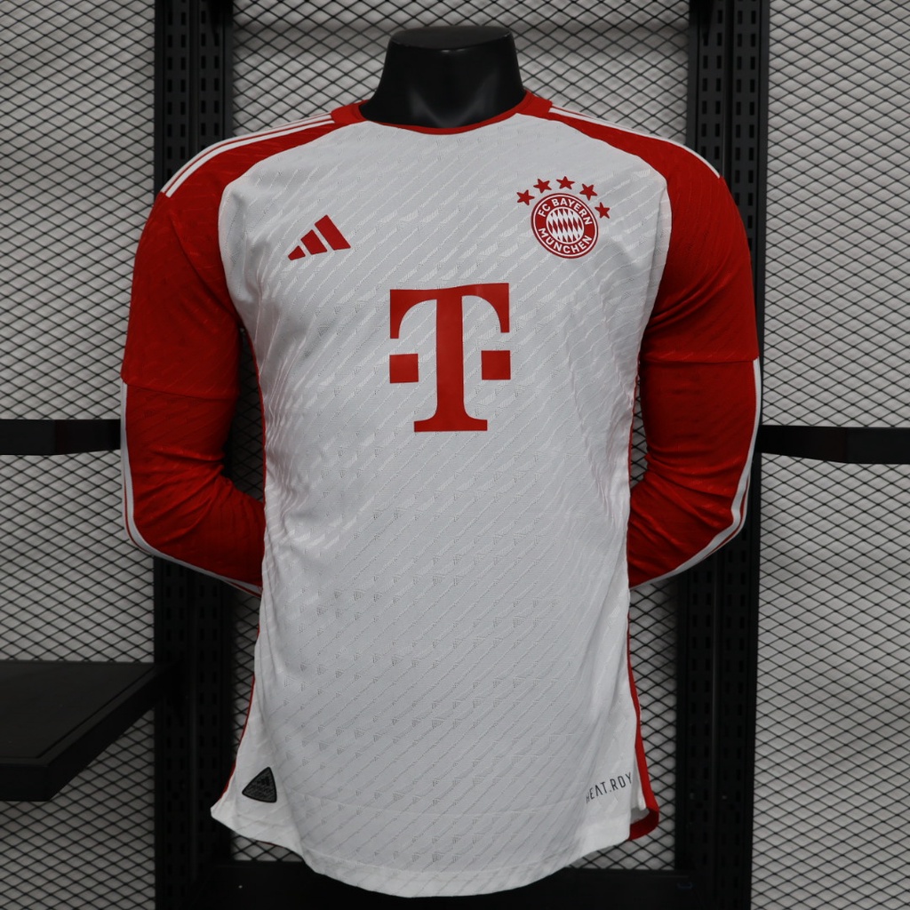 Áo Thun Bóng Đá Dài Tay Đội Nhà Bayern Stadium 2324 Chất Lượng Cao