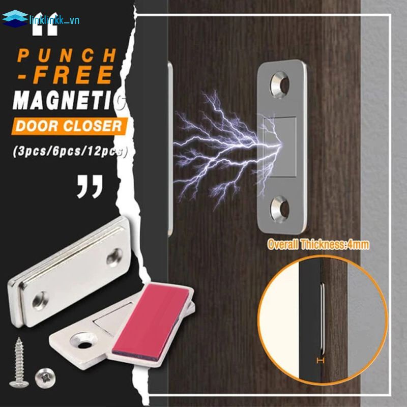 Cửa không đục lỗ gần hơn tủ Tủ Ngăn Kéo cửa bắt chốt khóa vô hình cửa stopper doorstop chốt đóng cửa tủ quần áo gần hơn cửa phần cứng
