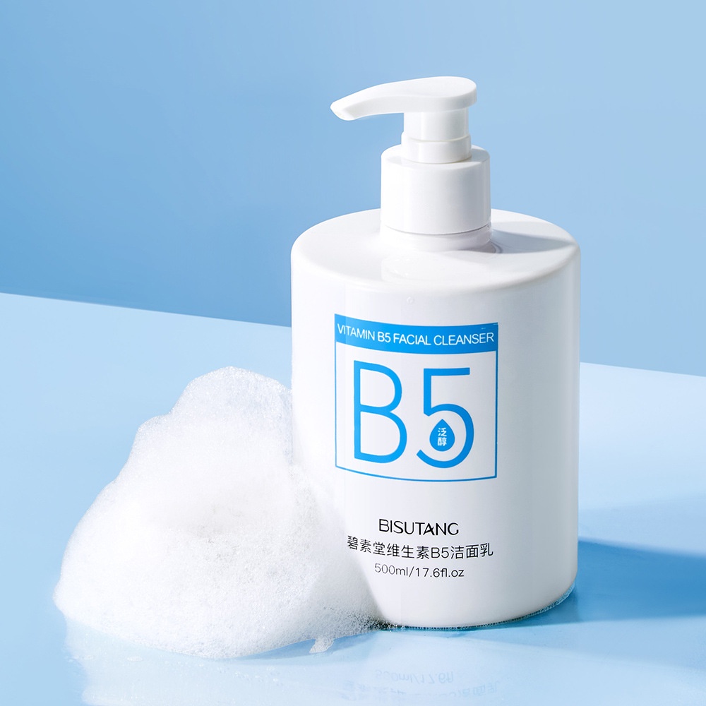 Sữa rửa mặt Vitamin B5 Sữa Rửa Mặt Làm Sạch Dầu Kiểm Soát Dưỡng Ẩm Nhạy Cảm Cơ Nhẹ Nhàng Làm Dịu Sữa Rửa Mặt Dưỡng Ẩm Cho Nam Và Nữ