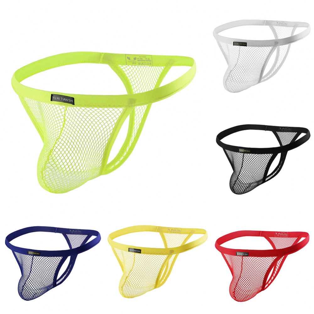 Quần lót nam t-back thong thongs thoáng khí v-string daily g-string