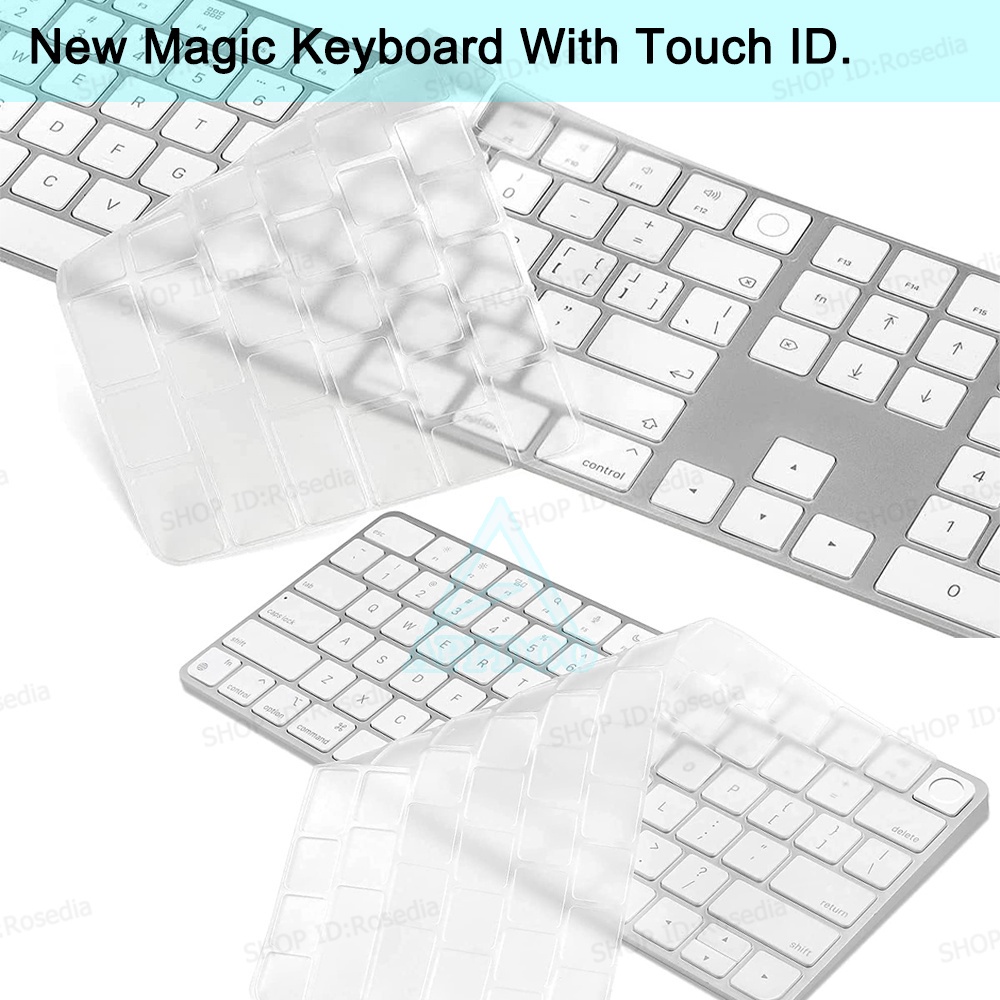 Miếng che bảo vệ bàn phím bằng TPU / trong suốt A2449 A2450 A2520 A1843 thích hợp cho Apple imac Keys JPY1