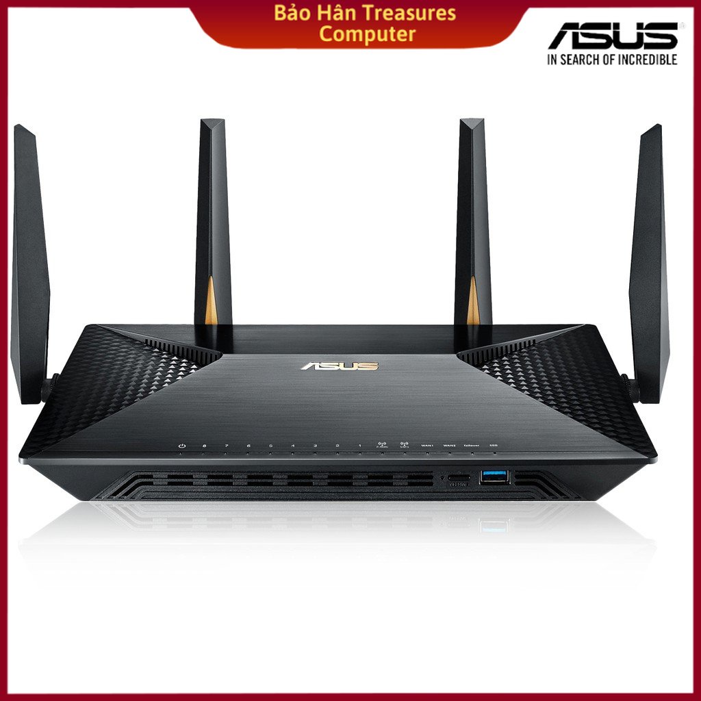 Router Wifi ASUS BRT-AC828  Chuẩn AC2600 MU-MIMO - Hàng Chính Hãng