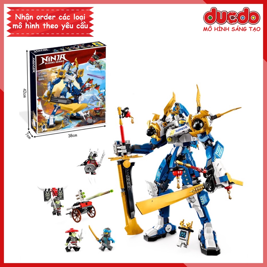 ZIMO 11157 Lắp ghép Ninjago Robot Titan của Jay - Đồ chơi Xếp hình Mô hình Ninja Minifigures 71785