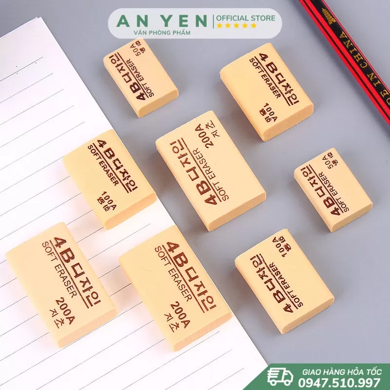 Gôm tẩy bút chì 4B hàn quốc