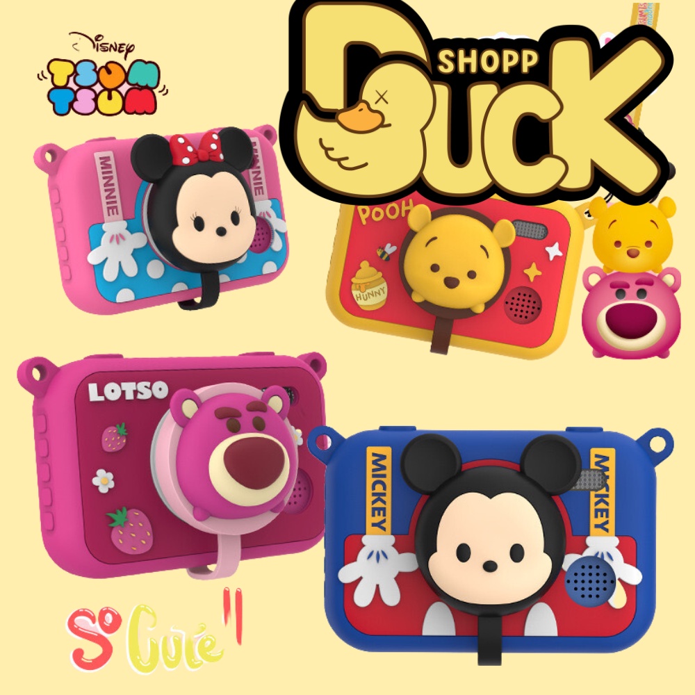 Máy Ảnh Kỹ Thuật Số 1080P Disney Lotso Mickye Làm Quà Tặng Sinh Nhật Cho Bé