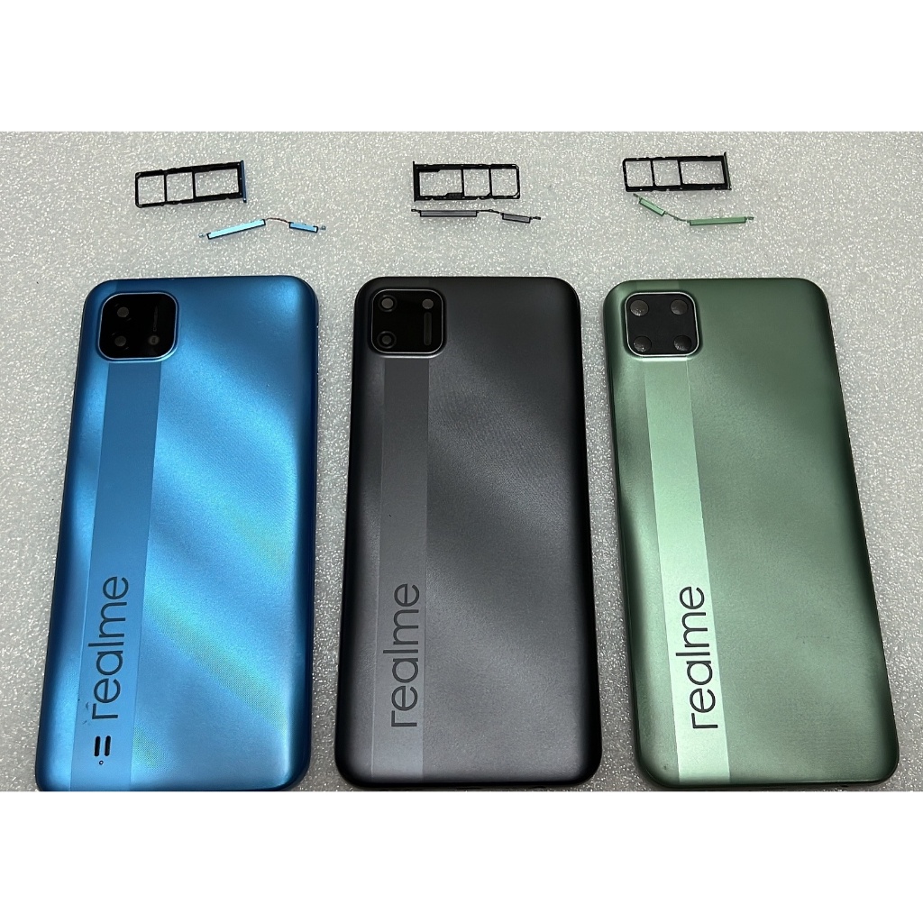Vỏ Ráp Máy Realme C20 / Realme C11 2021-  Bao Gồm Xương, Nắp Lưng Liền Bo Viền  có lỗ loa dưới