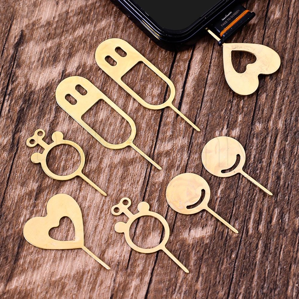 Khay Đựng Thẻ sim / Kim Chiếu sim mini Bằng Kim Loại Di Động Thông Dụng Sáng Tạo