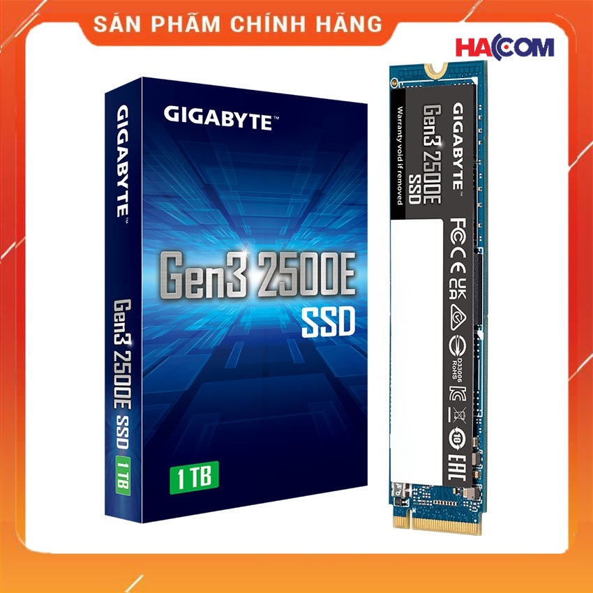 Ổ CỨNG SSD GIGABYTE 2500E 1TB PCIE GEN 3.0X4  lựa chọn xứng đáng cho việc nâng cấp PC