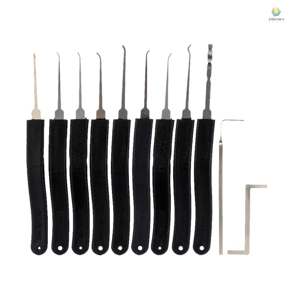 Bộ 9 Dụng Cụ Mở Khóa Cửa Chuyên Nghiệp Kèm 2 Chìa Vặn