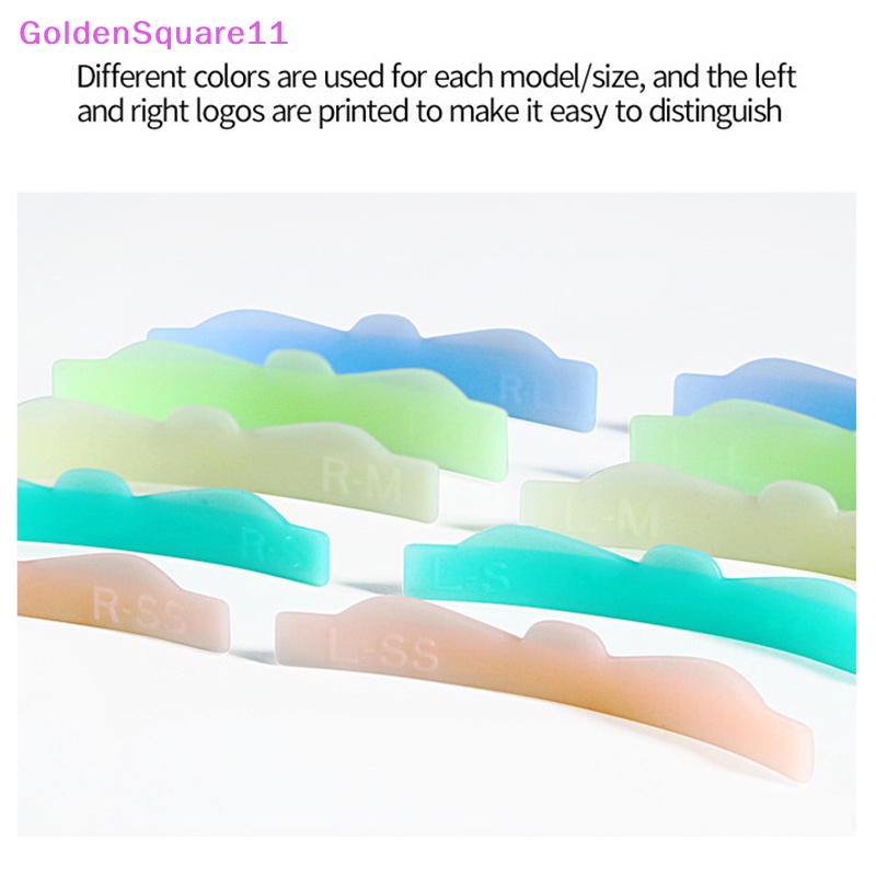 Set 8 Cặp Đệm silicone Hỗ Trợ Uốn Cong Lông Mi Có Thể Tái Sử Dụng vn
