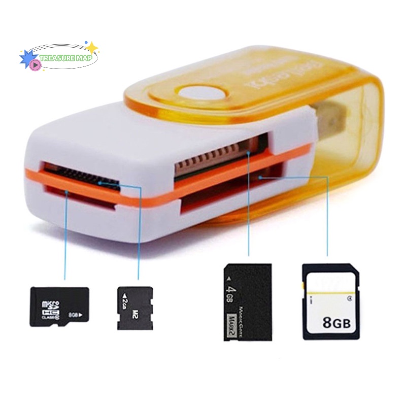 Đầu Đọc Thẻ Nhớ usb 4 Trong 1 heyuanlong333 Tốc Độ Cao Cho ms-pro tf micro sd