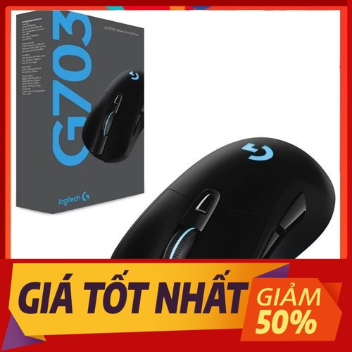 Chuột Gaming Không Dây Logitech G703 Hero LightSpeed Wireless Gaming RGB LED