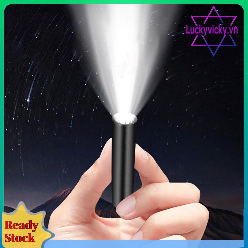 Xpe Đèn Pin mini 3 Bóng led Sạc usb 400mah 100lm